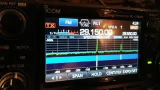 Quick 2m transveter test on W4GS0 repeater