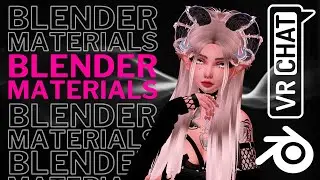Add Blender Materials to your VRCHat Avatar that will Link to Unity | Plus Texturing Tips & Tricks