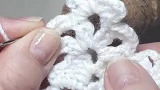 Снежинка крючком