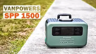 This Solar Generator Combo Is Amazing! Vanpowers SPP 1500 Portable Power Station Review