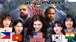 American Rapper & Asians React to Kendrick & Drake's Distracks!! (Not Like Us React)