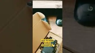 VGA TO HDMI CABLE Laptop ya computer se TV kese connect kare is cable se