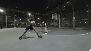 Cagers VS outsiders 2 - Punggol Cage basketball casual game play VR180