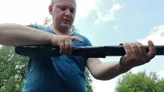 Первая пристрелка из скс. Пробное видео. 1
