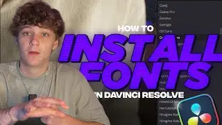 How to Install FONTS In DaVinci Resolve