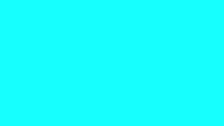 10 hours of pure CYAN  in 4K UHD! CYAN full screen!