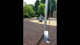 James Cheng and Jacqueline Cheng children playground slide seesaw swin sand play parents chatting