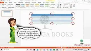 How to insert a Table in a Slide in MS PowerPoint 2013 in Windows 10