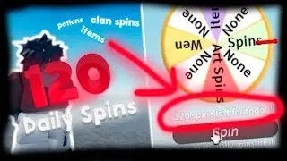 120 DAILY SPINS IN PROJECT SLAYERS (ROBLOX)