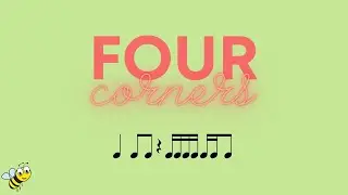 Musical Four Corners: Rhythm Level 3.5 (Tika-Ti)– no-prep music activity for elementary music