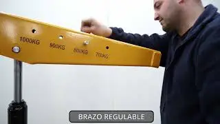 Referencia: 10270-P / Grúa 1.000 kg para pallet europeo