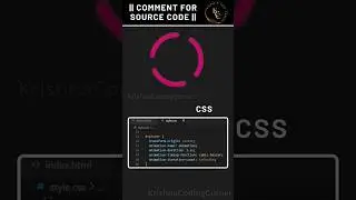 Spinner Loader || HTML CSS || 