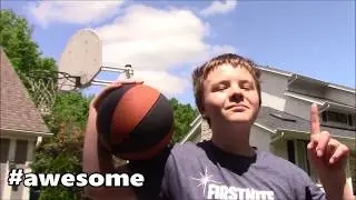 Basketball Trick Shots with Elijah