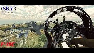 VR Flight with F-18C in VR SKY Fighter Jets 2024