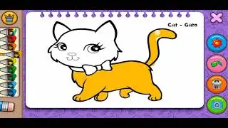 Mewarnai Gambar Kucing | Coloring Cat Pictures