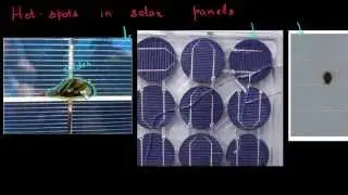 Hot spots in solar panels & use of bypass diodes [1/2]