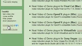 Neat Video: Download and Install