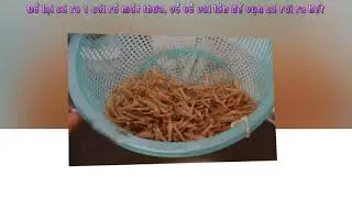 Giản Dị Đưa Cơm Với Món Cá Khô Xào Chua Ngọt!