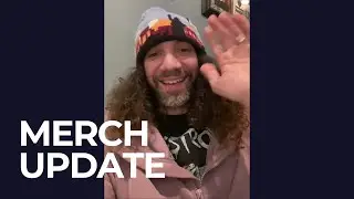 A quick merch and music update from Dan!