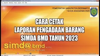 CARA CETAK LAPORAN PENGADAAN BARANG SIMDA TAHUN 2023