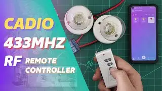 Using 433MHZ RF remote controller with CADIO devices (ESP8266 - ESP32) | CADIO Home Automation
