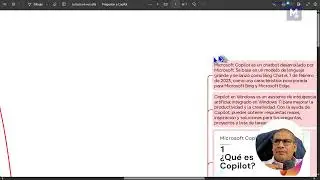 Cómo revisar el material de Microsoft Copilot