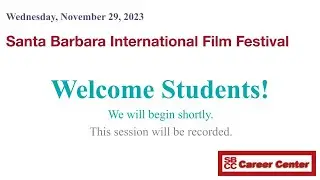 Santa Barbara International Film Festival - Information Session