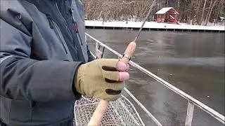 Поимки форели на спиннинг Amati и блесну Uaringo