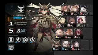 [Arknights] CCS#0 Day 12 Transport Hub Risk 8 (Ft Franka and Frostleaf Again)