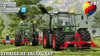 FIRST CUT OF GRASS WITH NEW FENDT XYLON 524! 💪🌿🚜💨 | Erlengrat | FS22 | Timelapse #84