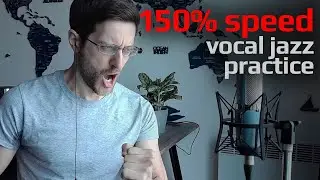 Practicing Pass Me the Jazz at 150% speed