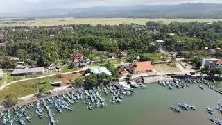 Pelabuhan PPI Cikidang Pangandaran Drone Footage