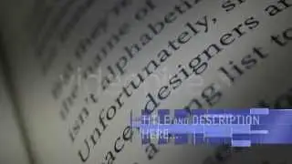 Blue Lower Third ( animated lower 3rd)