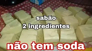 sabão sem óleo ,sem soda.fácil e rápido/rende muito