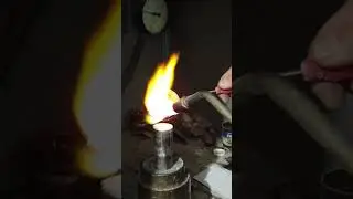 the process of casting a model in gold