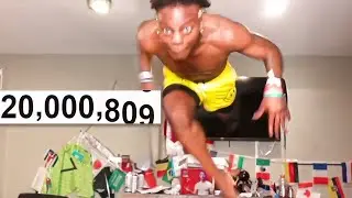 iShowSpeed Subscriber Milestones 100k - 20M