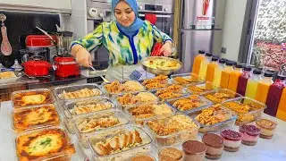 Prepare them in 1 hour for a week. Easy, quick,  frozen lunch and dinner meals. Chicken, fish,