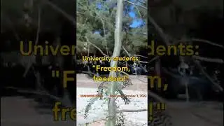 University students chant: 