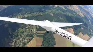 akrobacje szybowcem puchacz - Aeroklub Słupski 2023 #gopro #4k #słupsk #gliders