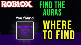 INFINITE VOID AURA - HOW TO GET [FIND THE AURAS] - Roblox