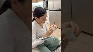 Реакция на первый прикорм🤣
