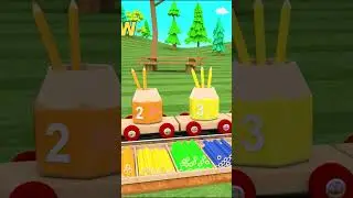 #Shorts Learning Numbers with Pencils | Kids Educational  videos | Super crazy kids 2024
