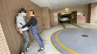 [Dragging him on a motorcycle] A man who secretly filmed over 100 people.