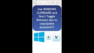 Windows 10 Clipboard will change your life!!