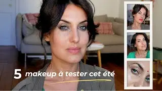 Looks festifs & colorés pour l'été ⎪ tuto maquillage (maquillage clean/bio/naturel)