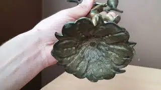Подсвечник бронза на 2 свечи