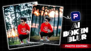 New AI Boken Blur Effect Background Change | AI Background | Background Remove | Fed Editz