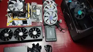 QIYIDA X99 LGA 2011-3 Xeon E5 2670 V3 пижамная распаковка, краткий тест работоспособности RX 5700 XT