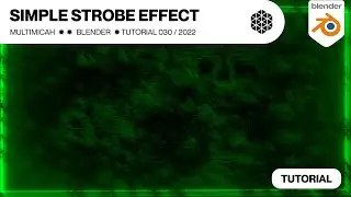 Create a Strobing Abstract Visual - Blender 3.1 Tutorial (Geometry Nodes)