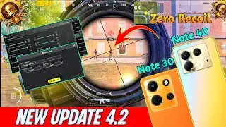 New Update 4.2!!🔥Infinix Note 30 Pubg Sensitivity | Infinix Note 40 Pubg Sensitivity | PUBG + BGMI